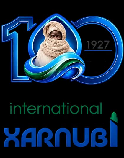 Logo du Centenaire international Cheikh A. Bamba Xarnubi, 1927–2027